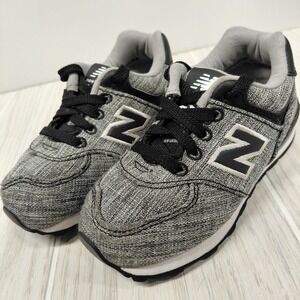 New Balance Classic 574 Toddler Size 7 Gray Black Colorway Sneakers Shoe Sneaker